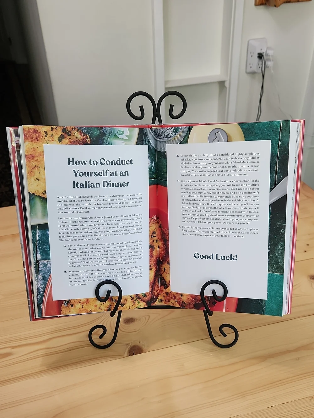 Black Metal Easel Stand Tabletop Cookbook Art Photo Display 15
